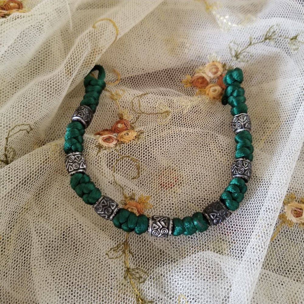 Artisan Tibetan Bead Chinese Knotwork Bracelet